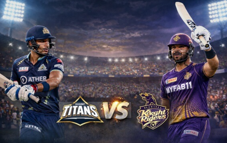 Kolkata Knight Riders Vs Gujarat Titans Timeline